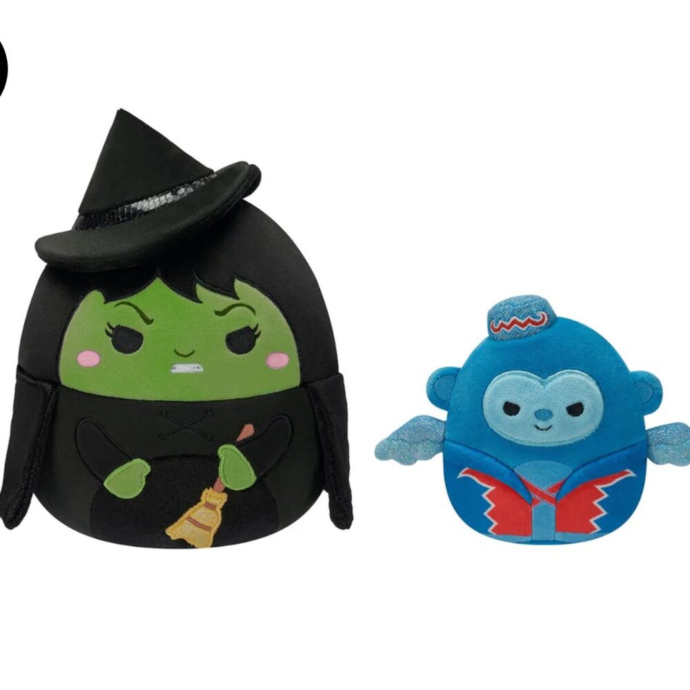 Squishmallows Wizard of Oz 85th Anniversary Wicked Witch & Flying Monkey Set NIB